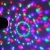 Kula dyskotekowa Disco Ball RGB LED reflektor sound active + pilot