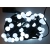 Lampki choinkowe kulki 300 LED-20m białe zimne małe kulki led