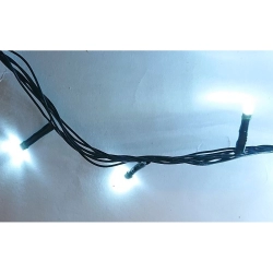 Lampki choinkowe białe zimne sznur 25m/500 diod LED światełka flash
