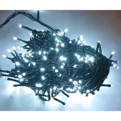 Lampki choinkowe białe zimne sznur 25m/500 diod LED światełka flash