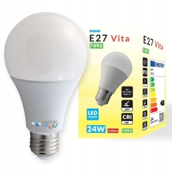 Żarówka ledowa biała mleczna LED 24W E27/230V 2400lm Vita A95