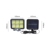 Halogen solarny 30w pilot, czujnik ruchu i zmierzchu 8cob
