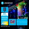 Solarne lampki sople fala 100led multikolor 5m * 0,6m