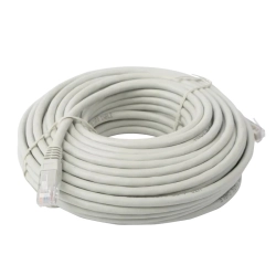 Kabel sieciowy CAT6 20 m szary zapewniający szybkie i stabilne połączenie