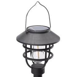 Lampa ogrodowa solarna w stylu retro wbijana lub wisząca 37,5 Ø10 cm