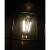 Lampa ozdobna solarna w stylu retro wisząca żarówka filament Ø21,5cm