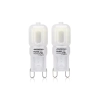 2x Żarówka diodowa SMD LED G9 2W=18W 170lm mleczna biała zimna 230V