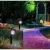 Punktowy reflektor kolorowa lampa ogrodowa do oświetlenia architektury