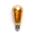 Żarówka retro ST64 Edison E27 Filament złotawa Amber 2200K 6W 600lm