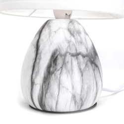 Ceramiczna lampa stołowa bez źródła światła E14