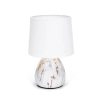 Ceramiczna lampa stołowa z oprawką E14 do przytulnego wnętrza