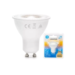 Żarówka punktowa 60° reflektorek LED 230V GU10 7W ciepła 3000K 520lm