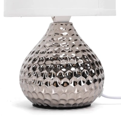 Ceramiczna lampa stołowa bez źródła światła E14