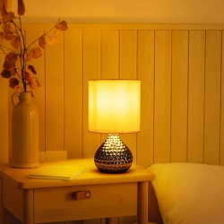Ceramiczna lampa stołowa bez źródła światła E14