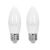 2 x Żarówka LED C37 E27 10W 940lm ciepła do salonu energooszczędna