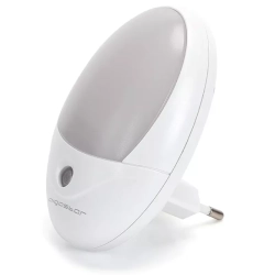 Lampka nocna LED 1W Aigostar z czujnikiem dnia i nocy do gniazdka dla wygody użytkowania