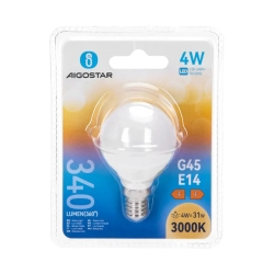 Żarówka LED G45 E14 4W ciepła 340LM mleczna kulka