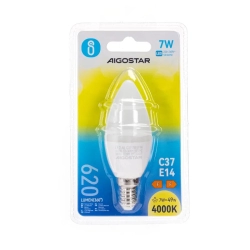 Żarówka LED C37 E14 7W