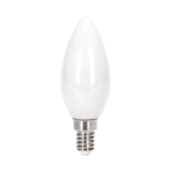 Mlecznobiała żarówka LED C35 E14 4W 6500K 470LM Aigostar do biura