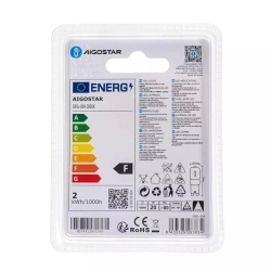 2x Żarówka diodowa SMD LED G9 2W mleczna zimna 230V