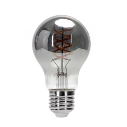 Żarówka ozdobna LED A60 E27 4W 1800K dymna ze spiralką filament do przytulnego klimatu
