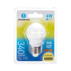 Żarówka LED G45 E27 4W