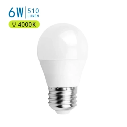 Żarówka LED G45 E27 6W