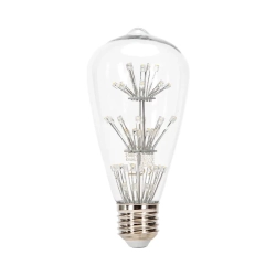 Żarówka LED ze wzorem w gwiaździste niebo LED ST64 E27 1,8W Ciepła 1800K