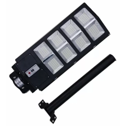 Latarnia lampa solarna 360 LED 1200W czujnik ruchu, pilot i mocowanie