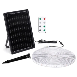 Taśma solarna 10mb 1000lm 10W RGB led kolorowa zestaw do oświetlenia