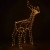 Świecący renifer led ażurowa rzeźba dekoracja świąteczna przed dom Biała ciepła (ok 3000k)