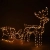 Świecący renifer led z saniami dekoracja świąteczna światełka flash Biały ciepły (ok 3000k)