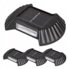 4x Lampa elewacyjna dwustronna solarna 15 lm z czujnikiem zmierzchu