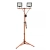 2x halogen budowlany mleczny matowy LED Kais statyw 2x50W 4500K