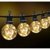 Girlanda balkonowa 10 ciepłych żarówek sznur 4,5m drucik led na 230V