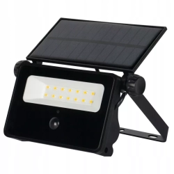 Lampa solarna ścienna kinkiet naświetlacz LED SMD Polos 4500K IP54 10w