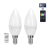 2 x Żarówka diodowa Bluetooth MESH C37 E14 6,5W RGB+CCT 550lm