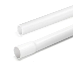 Okrągły biały przewód rozprężny PVC 20 mm