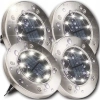 4xLampy solarne LED ogrodowe wbijane 16 Led
