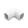 Kolanko do peszli okrągłych PCV 16 mm w zestawie 4 sztuki praktyczne i trwałe