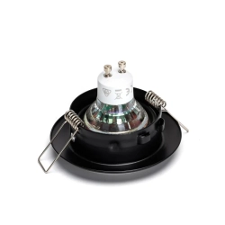 Reflektor LED o regulowanym kącie świecenia 4,5 W 6500 K czarny 3 sztuki