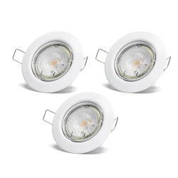 Reflektor LED o regulowanym kącie świecenia 4,5 W 6500 K 3 sztuki Aigostar
