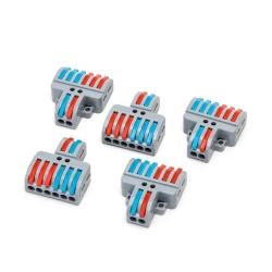 Listwy zaciskowe LT-623 5 szt., szaro-pomarańczowe