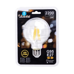 Żarówka LED Filament Przezroczysta G95 E27 20W