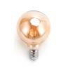 Żarówka LED Filament Bursztynowa G95 E27 20W=136W 2200lm Ciepła