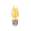 Żarówka LED Filament Bursztynowa C35 E27 8W=64W 880lm Ciepła 2200K