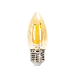 Żarówka LED Filament Bursztynowa C35 E27 8W