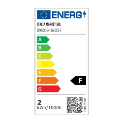 Żarówka diodowa LED G4 2W AC/DC 12V ciepła