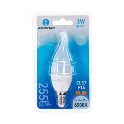 Żarówka świecowa LED CL37 E14 3W zimna