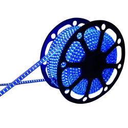 Taśma LED 230V 50m 8mm niebieska energooszczędna do efektownego oświetlenia